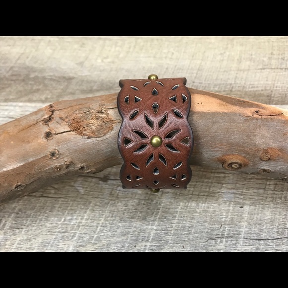 handmade Jewelry - 8 each or 2/$15 Vegan leather Cuff
